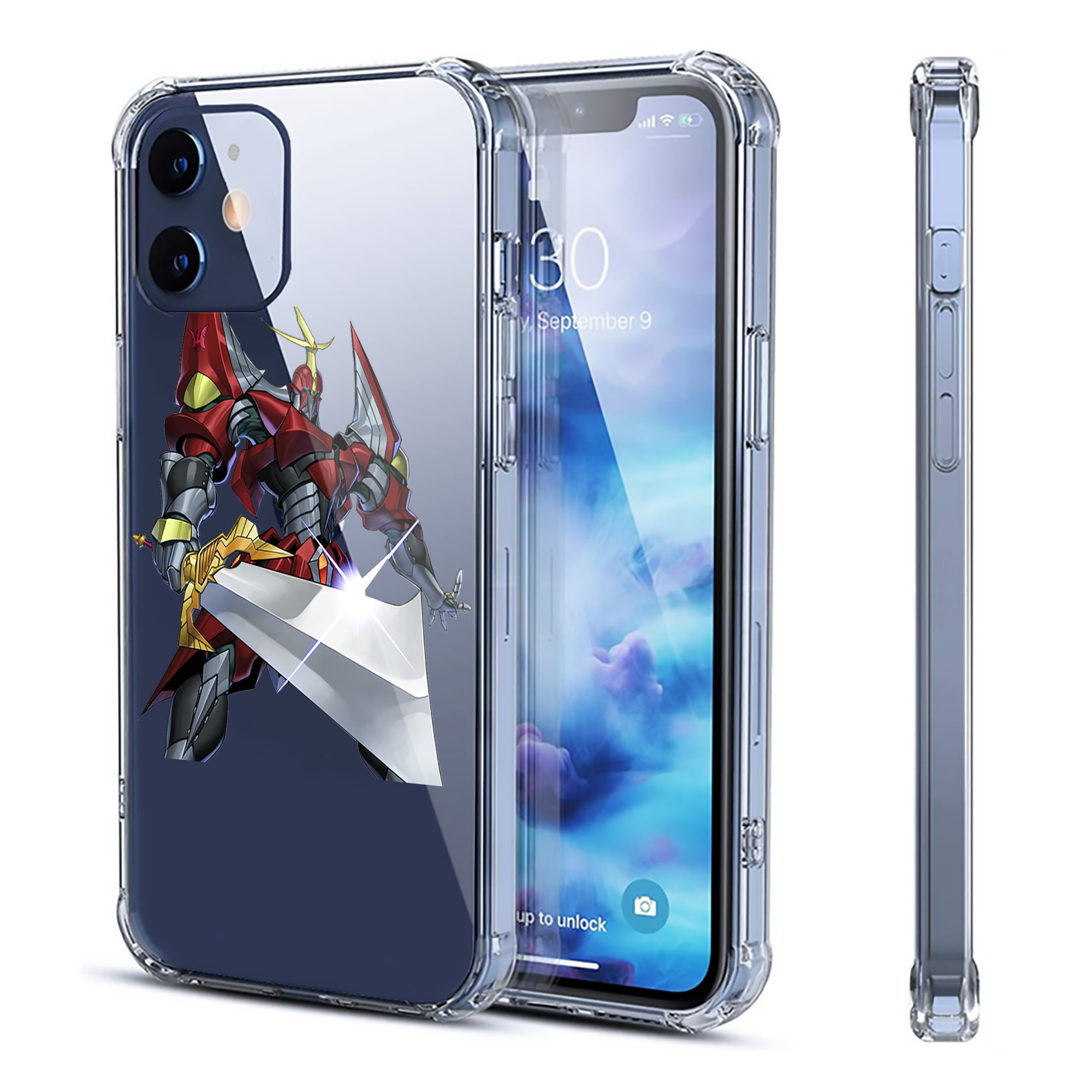 （画像用） 遊☆戯☆王 Yu-Gi-Oh! 【iPhone 12シリーズ対応】透明スマホケース（クリアソフトケース）